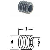 CMT ORANGE TOOLS - Inbusbout - M5 x 4 mm - 990.015.00