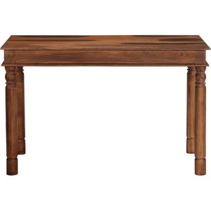 vidaXL Eettafel - 120x60x77 cm - Massief Acaciahout Houten Eettafel - Acacia Hout - Salontafel - Tuintafel - Eethoek Set