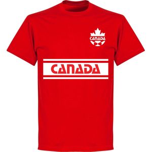 Canada Retro Team T-Shirt - Rood - Kinderen - 140