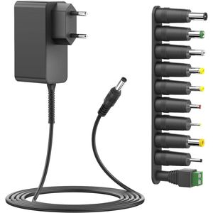 Universele 12V 2A voeding oplader voor FritzBox, scanner, router, externe harde schijf, LED strip, waterpomp, luidspreker, IP camera, aquarium, wekkerradio, Tenda 5G03 5G NR LTE WLAN-router