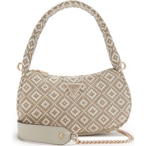 Guess Rianee Hobo Dames Schouder/Hobotas - Taupe