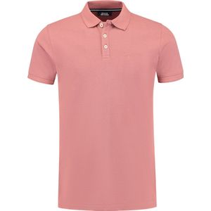 Boston Brothers polo shirt - Heren Poloshirt – koraal – Maat L – polo shirt heren – uni – effen – pique - sales