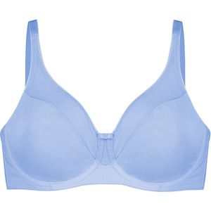 Hunkemöller Dames Lingerie Niet-voorgevormde minimizer beugel bh Nina - Blauw - maat D95