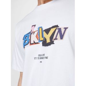 Mister Tee - BRKLYN Oversize Heren T-shirt Wit