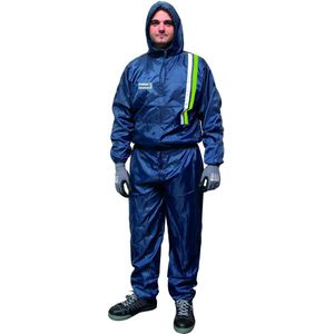 FINIXA Polyester Spuitoverall - Blauw - Extra large