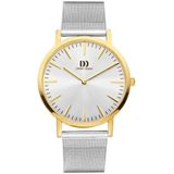 Danish Design IQ65Q1235 horloge heren - zilver - edelstaal doubl�