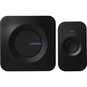 Draadloze deurbel, draadloos bereik, waterdich, deurbel met verschillende beltonen, 5 volumes,