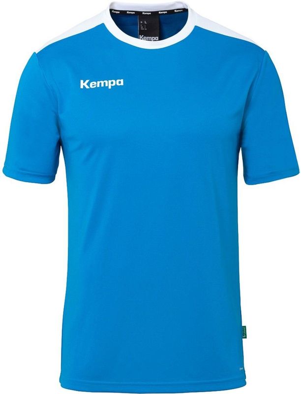 Kempa Kinder Sportshirt Emotion 27 Shirt 2005123 Kempablau/Weiß-116