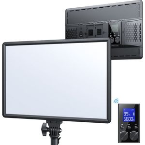 Raleno S300 LED Videolamp - 45W - 18"" Paneel - CRI 97 - Tweekleurig - Verstelbaar - Afstandsbediening