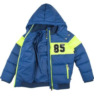 Rumbl! - Winterjas jongens - navy blue / neon yellow - maat 92/98