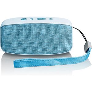Lenco BT-120BU - Bluetooth Speaker Draadloos- Incl. draagriem - Blauw