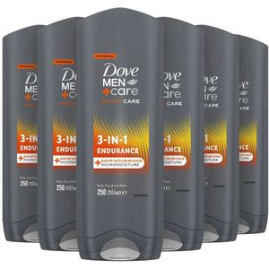 Dove Douchegel Men – Care Sport Endurance - 6x400 ml - Voordeelverpakking
