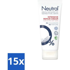 Neutral - Bodycrème - Intensive Repair Cream - Gevoelige huid - 100 ml - Bulkverpakking - 15 stuks