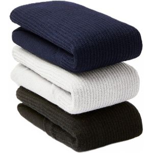 Halfhoge sokken, brede voeten - set van 2 paar