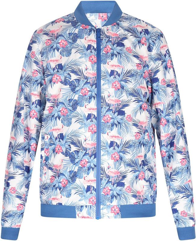 HOMEBASE - Bomberjacke - Tropisch Bloemen- en Bladermuster