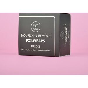 Gelzz Remover Wraps 100 stuks - - - 10ml - Vegan