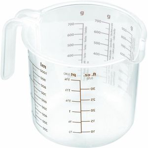 Maatbeker met Gieter - 0,5 liter - Wit - Multifunctioneel