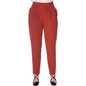 Dancing Days Broek rechte pijpen -XS- WEAR ME EVERYWHERE Rood