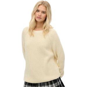 Superdry - Ribgebreide trui met relaxte pasvorm - Dames - Sweaters