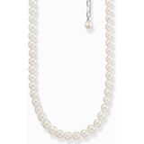 Thomas Sabo - Halsketting - Wit - Zilver - 40 - 45 cm