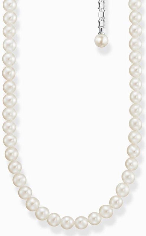 Thomas Sabo - Halsketting - Wit - Zilver - 40 - 45 cm