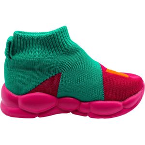 Babylini baby schoentjes Speeder - roze - maat 23 - anti-slip - instappers