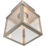 QAZQA rotterdam - Moderne Plafondlamp voor buiten - 1 lichts - L 160 mm - Staal - Buitenverlichting