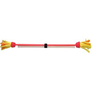 Set Acrobat Flower Stick PINK shaft, pink/yellow/orange flower + hand sticks