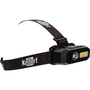 Kelfort hoofdlamp met sensor 3 band accu