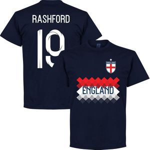Engeland Rashford 19 Team T-Shirt - Navy - XXXL