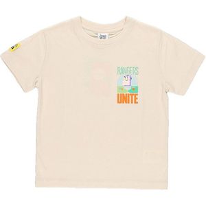 Boboli Knit T-shirt Met Korte Mouwen Beige 12 Months Jongens,Meisjes