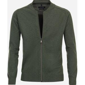 CASA MODA - Comfort Fit Vest - Groen - 100% Katoen