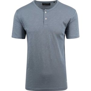 Marc O'Polo - T-Shirt Slub Blauw - Heren - Maat M - Regular-fit