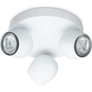 Prolight Bola - Opbouwspot -  LED - GU10 - Wit - 3 lichtpunten
