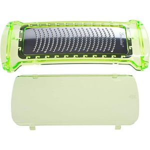 Nicer Dicer Plus rasp-inzetstuk rasp fijn incl. beschermende afdekking accessoires onderdelen - compatibel met Nicer Dicer Plus - kaasrasp & groenterasp voor citroen, parmezaanse en noten