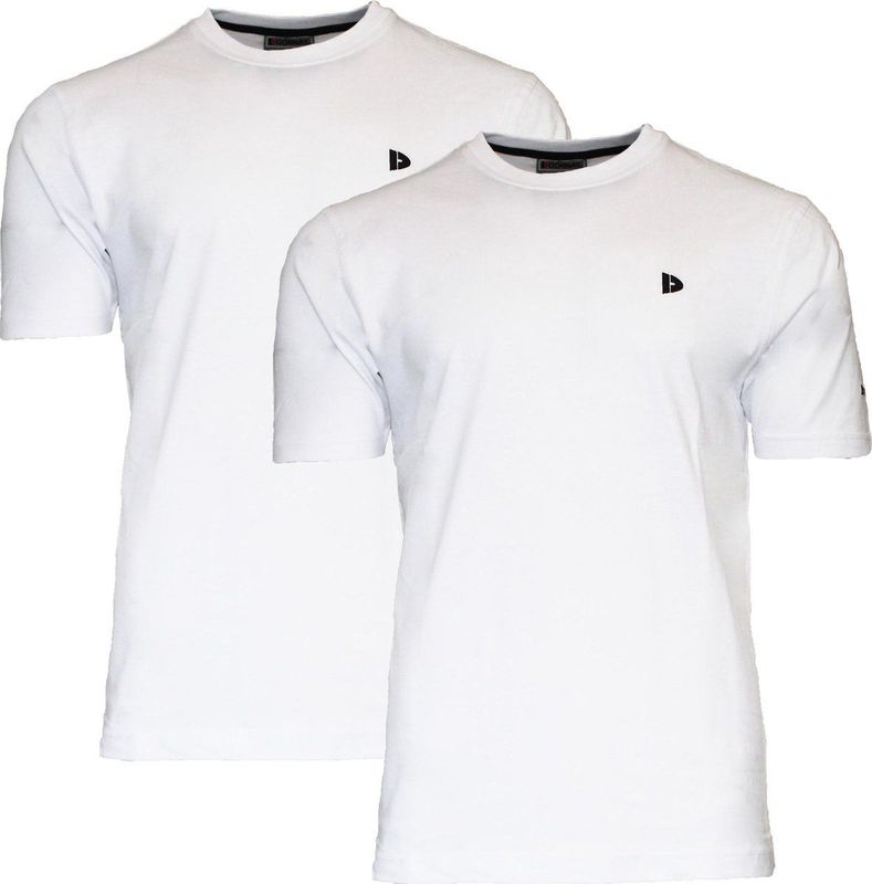 2-Pack Donnay T-shirt - Sportshirt - Heren - White