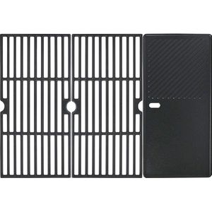 Gietijzeren Rooster/Bakplaat 43 x 21cm - Perfect voor Barbecues