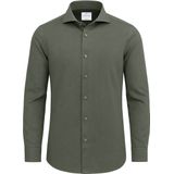 Vercate - Linnen Overhemd - Olijf
