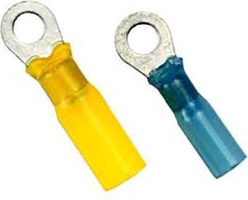 Ring - Terminals - Heat Shrink Stekkertje - 1-2mm² - 4.8mm - 3 Stuks