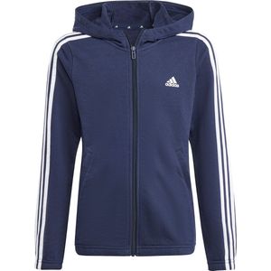 adidas Essentials 3-Stripes Full-Zip Meisjes Hoodie