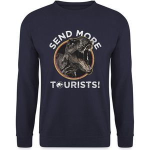 Jurassic Park T-Rex Send More Tourists! Sweater Heren