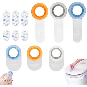 Mrs. Jones Siliconen Toiletbril Lifter Handvat - Multifunctioneel voor ladegrepen koelkastgrepen toiletgrepen raamgrepen Toiletverhoger