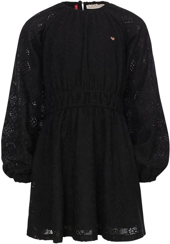 LOOXS Little 2533-7879-093 - Jurk - Zwart