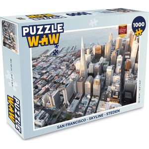Puzzel San Francisco - Skyline - Steden - Legpuzzel - Puzzel 1000 stukjes volwassenen
