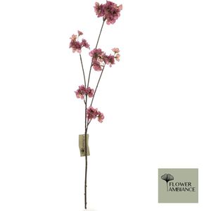 Zijden bloesemtak Vermillion paars 84cm