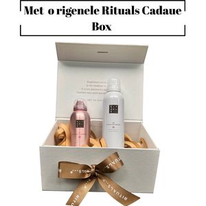 Rituals of Sakura - Geschenkset - Sakura Douche Schuim 200 ml - Sakura Body Lotion Mousse 150 ml + Originele Rituals Cadeaubox