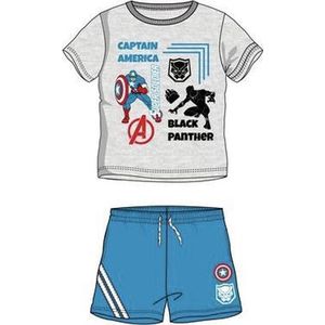 Marvel The Avengers 2-delige set / sportset - grijs/blauw - maat 134/140 (10 jaar)