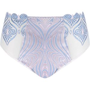 Louisa Bracq - Hermione Hoge Slip - maat 50 - Blauw/Roze