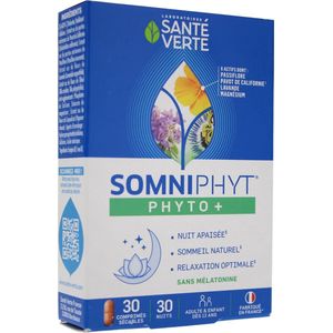 Santé Verte Somniphyt Phyto+ 30 Breekbare Tabletten