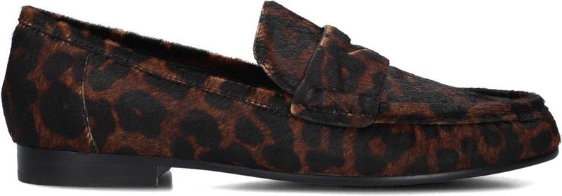 Bibi Lou - Loafers - Cognac/Zwart - Ponyhair en Leer